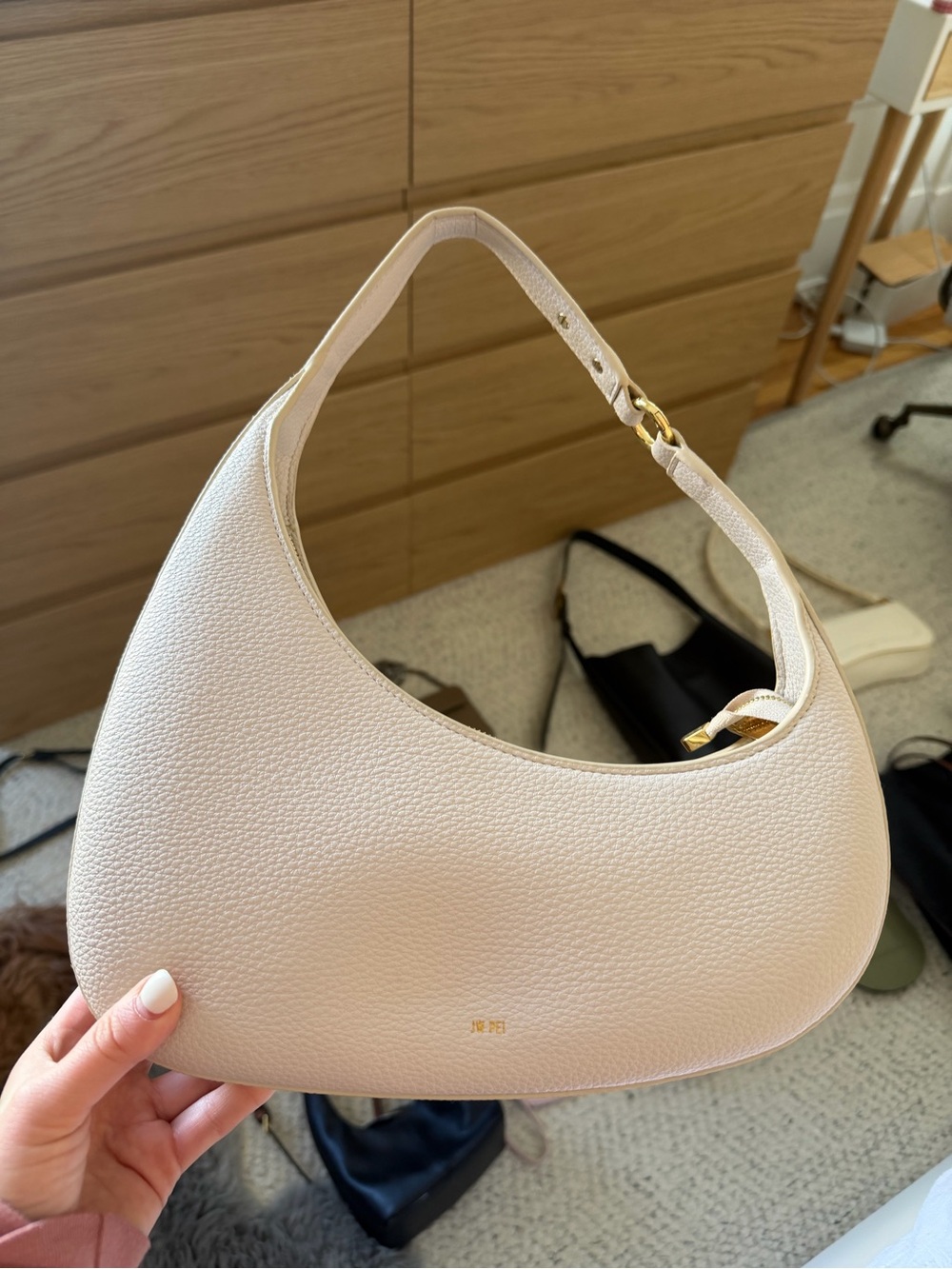 JW PEI Crescent Shoulder Bag in Oat
